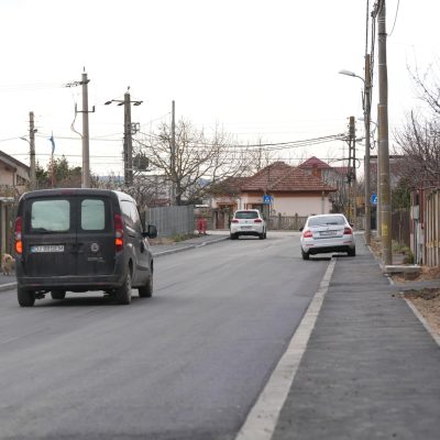 Încă o stradă asfaltată în Craiova